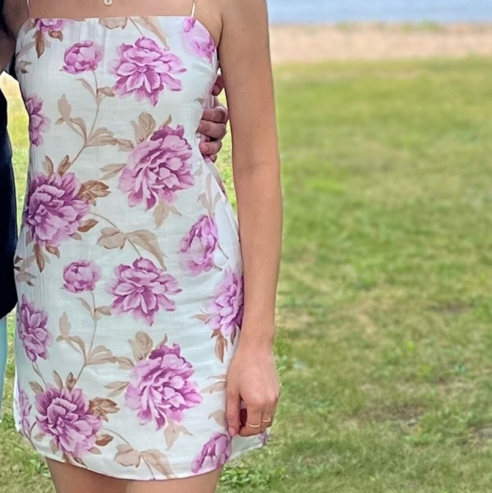 NWOT Abercrombie & Fitch Mini Floral Slip Dress